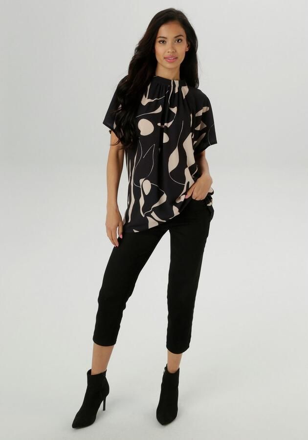 Aniston SELECTED Blouse met korte mouwen in een extra wijd model nieuwe collectie - Foto 5