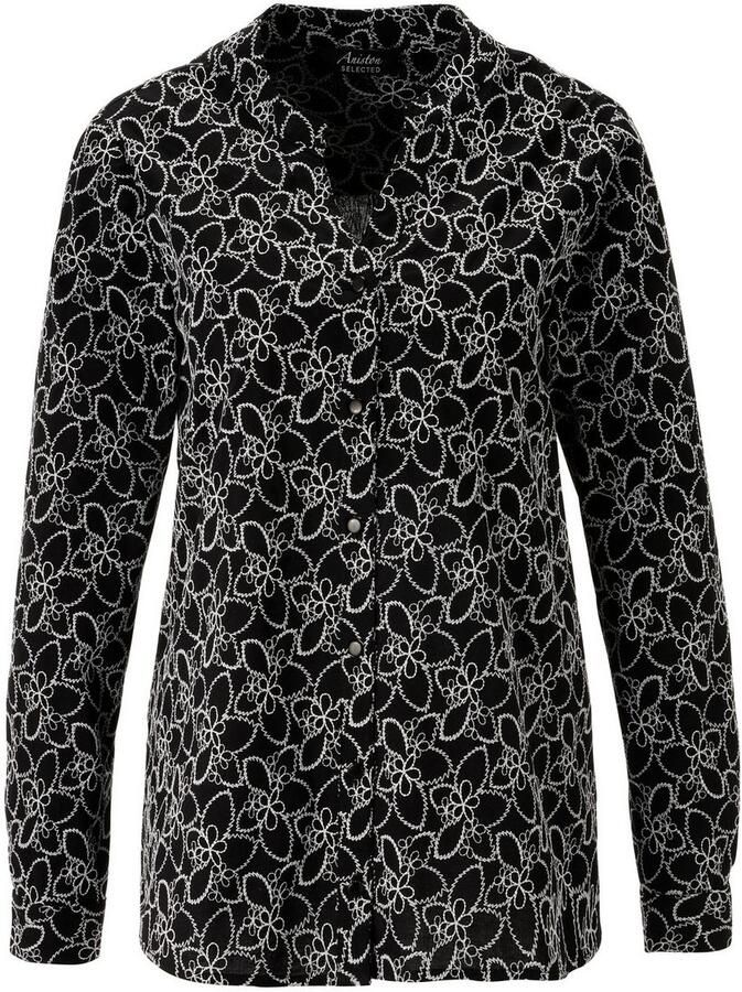 Aniston SELECTED Blouse met lange mouwen met trendy en uitgebreid borduurwerk allover nieuwe collectie - Foto 2