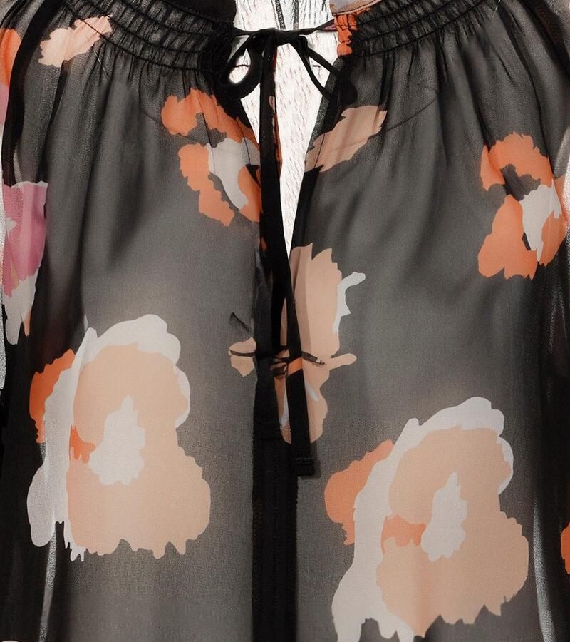 Aniston SELECTED Blouse zonder sluiting gemaakt van transparant chiffon