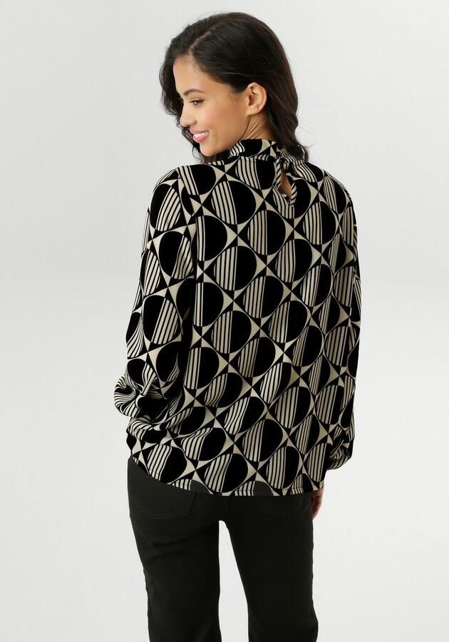 Aniston SELECTED Blouse zonder sluiting met aantrekkelijke halslijn nieuwe collectie - Foto 4