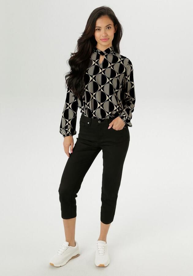 Aniston SELECTED Blouse zonder sluiting met aantrekkelijke halslijn nieuwe collectie - Foto 5