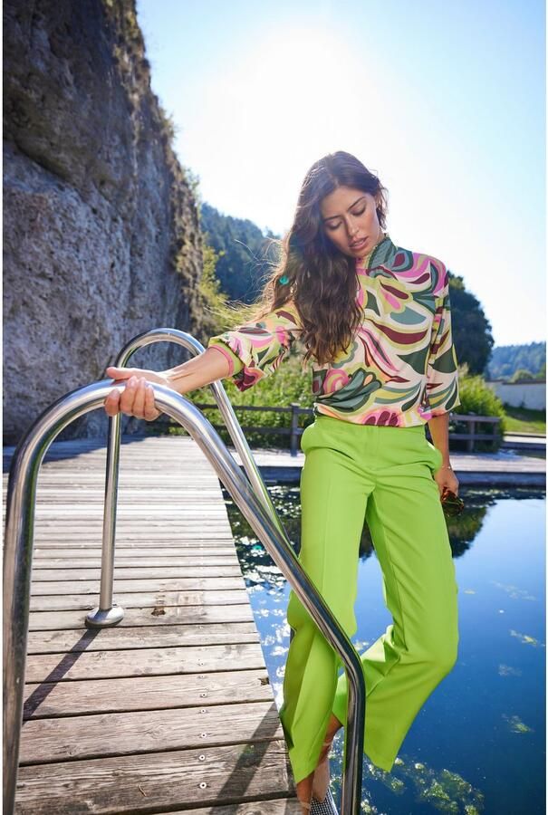 Aniston SELECTED Blouse zonder sluiting met modieus unieke printpatronen allover - Foto 8