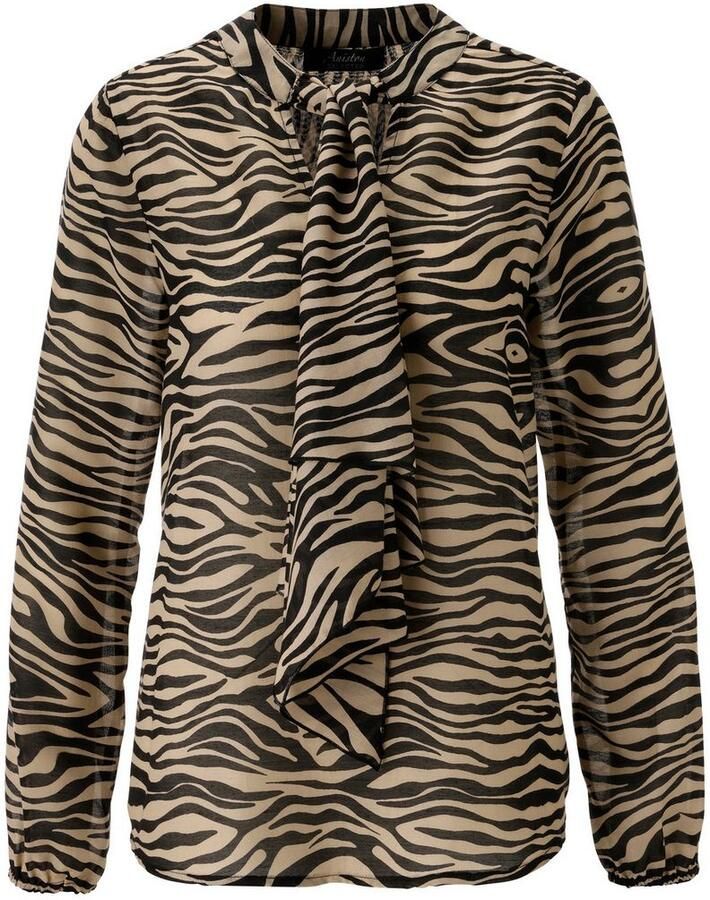 Aniston SELECTED Blouse zonder sluiting met modieuze dierenprint nieuwe collectie - Foto 2