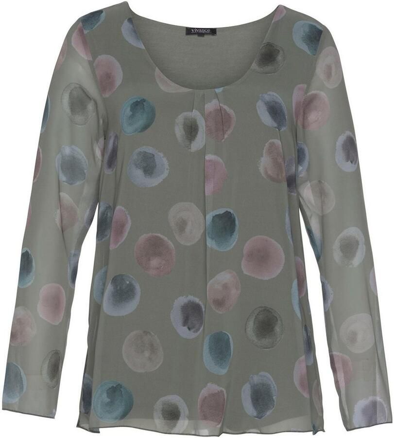 Aniston SELECTED Blouse zonder sluiting met ondoorzichtige jerseyvoering