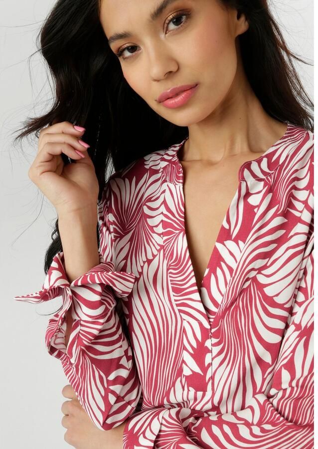 Aniston SELECTED Blouse zonder sluiting met opvallende bladerprint allover nieuwe collectie - Foto 2