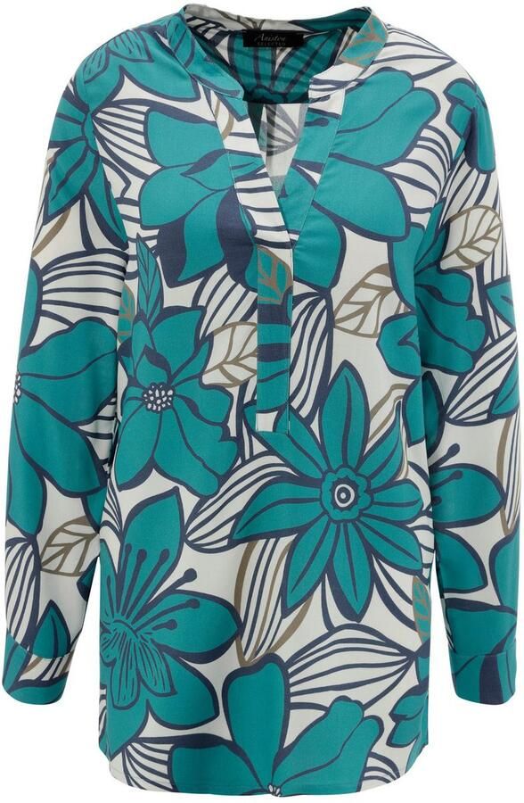 Aniston SELECTED Blouse zonder sluiting met schilderachtige bloemenprint - Foto 6