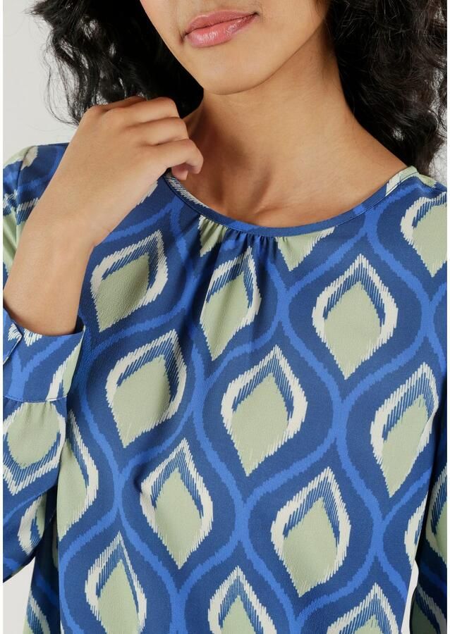 Aniston SELECTED Blouse zonder sluiting met split en bindband op de rug - Foto 4