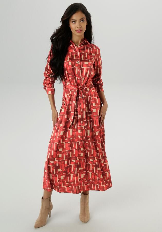 Aniston SELECTED Blousejurk abstracte kleurharmonische printpatronen nieuwe collectie - Foto 7