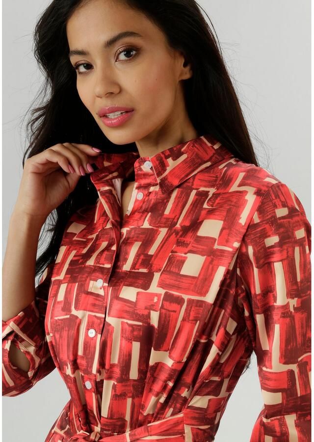 Aniston SELECTED Blousejurk abstracte kleurharmonische printpatronen nieuwe collectie - Foto 2