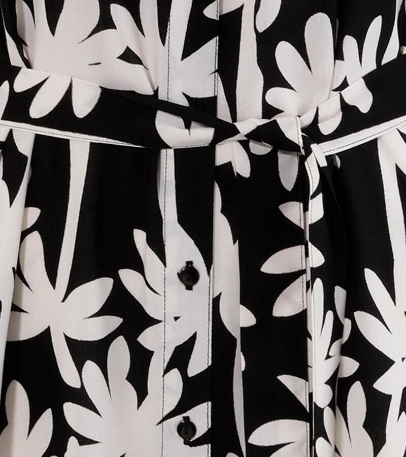 Aniston SELECTED Blousejurk met elegant palmmotief