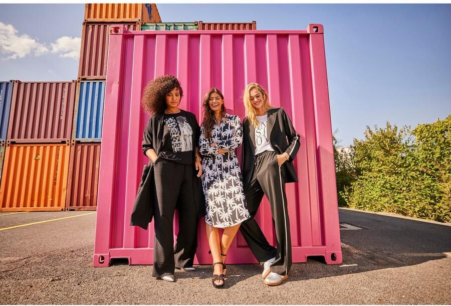 Aniston PLUS Shirt met 3 4 mouwen met trendy printmotief