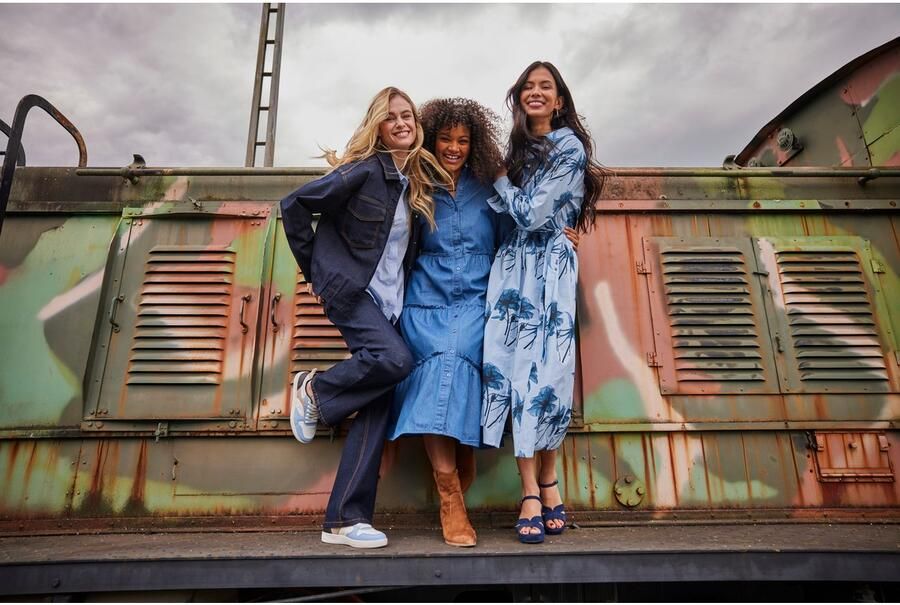 Aniston CASUAL Jeansjack te sluiten met verdekte drukknopen nieuwe collectie - Foto 8