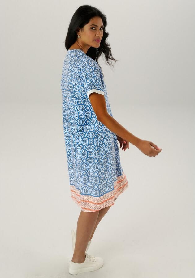 Aniston SELECTED Blousejurk met kleurharmonieuze ornamentenpatronen - Foto 5