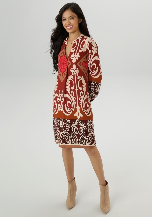 Aniston SELECTED Blousejurk met orna t-print allover nieuwe collectie - Foto 9