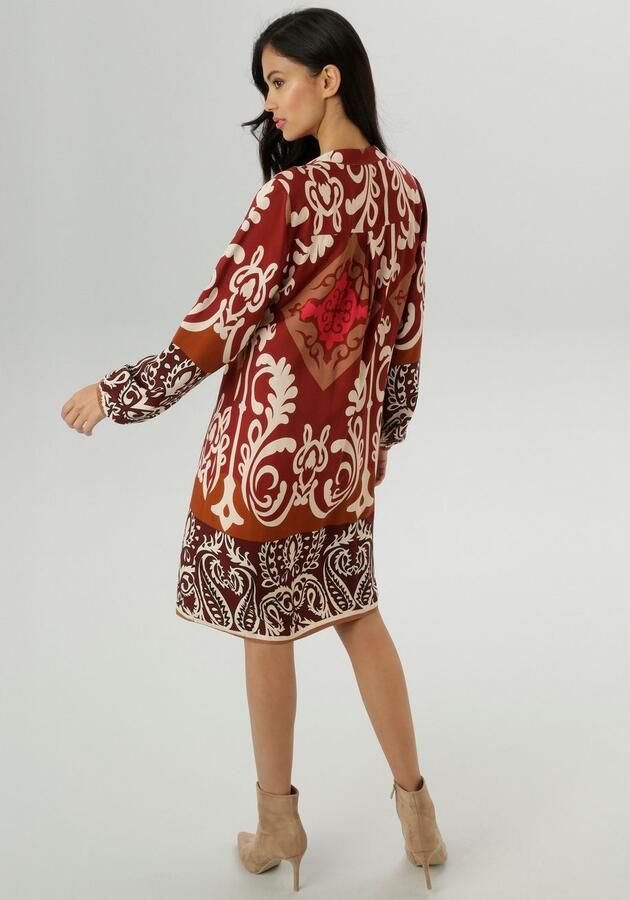 Aniston SELECTED Blousejurk met orna t-print allover nieuwe collectie - Foto 5