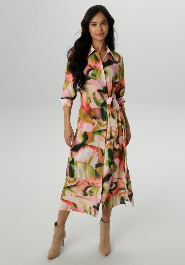 Aniston SELECTED Blousejurk met zijbind-detail nieuwe collectie - Foto 7