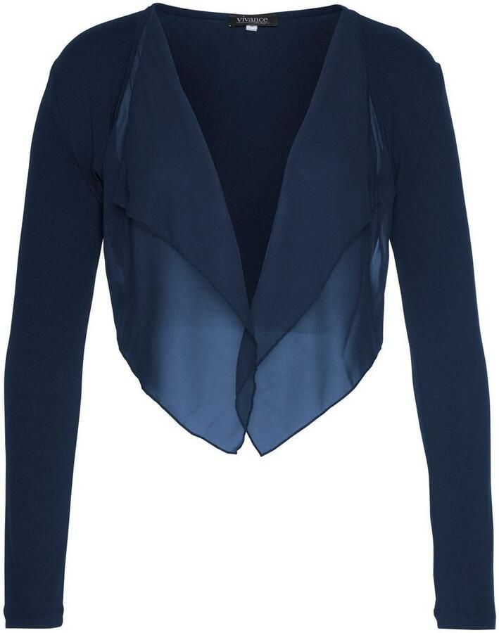 Aniston SELECTED Bolero met iets transparant voorpand