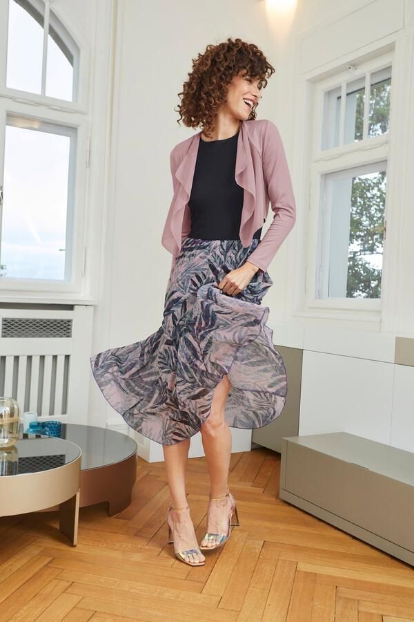 Aniston SELECTED Bolero met iets transparant voorpand