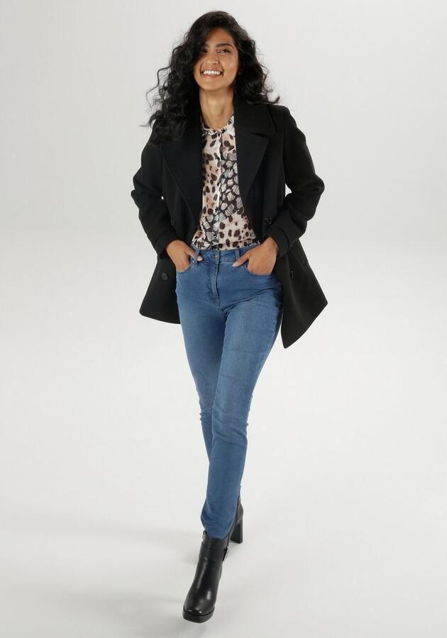 Aniston SELECTED Caban met brede reverskraag nieuwe collectie - Foto 4