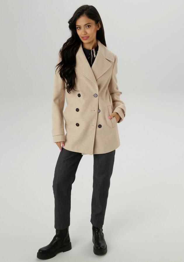 Aniston SELECTED Caban met brede reverskraag nieuwe collectie - Foto 5