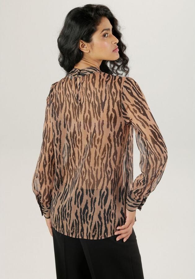 Aniston SELECTED Chiffon blouse transparant - Foto 4