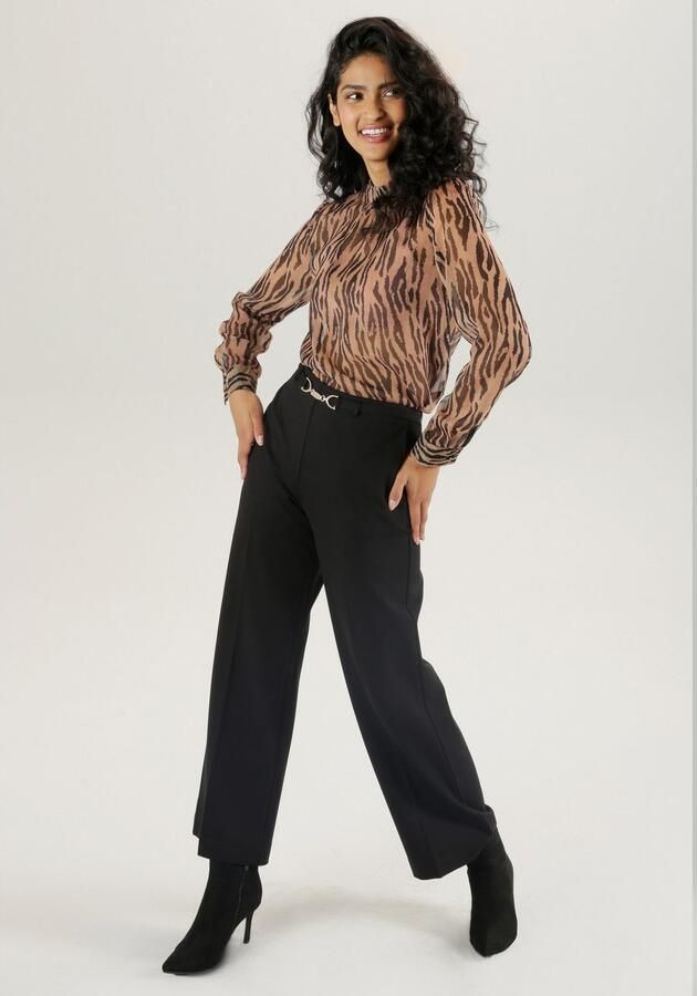 Aniston SELECTED Chiffon blouse transparant - Foto 6