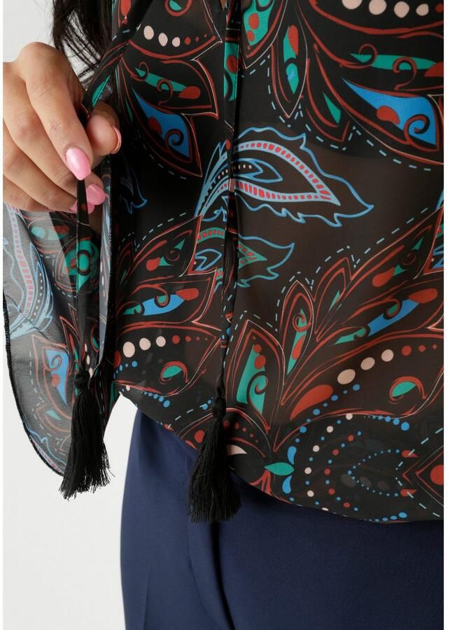 Aniston SELECTED Chiffon blouse van licht transparante chiffon nieuwe collectie - Foto 3