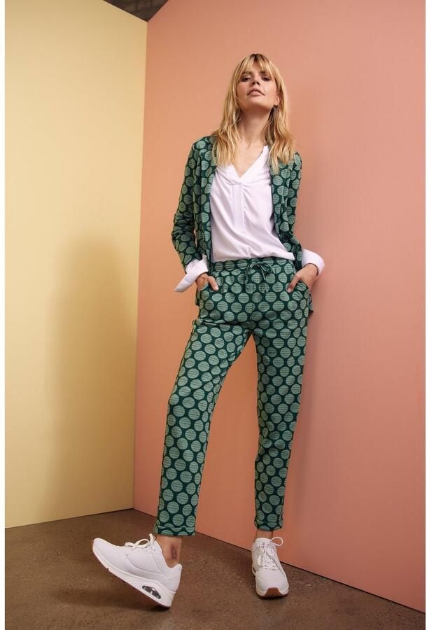 Aniston SELECTED Jerseyblazer met gestreepte stippen - Foto 6