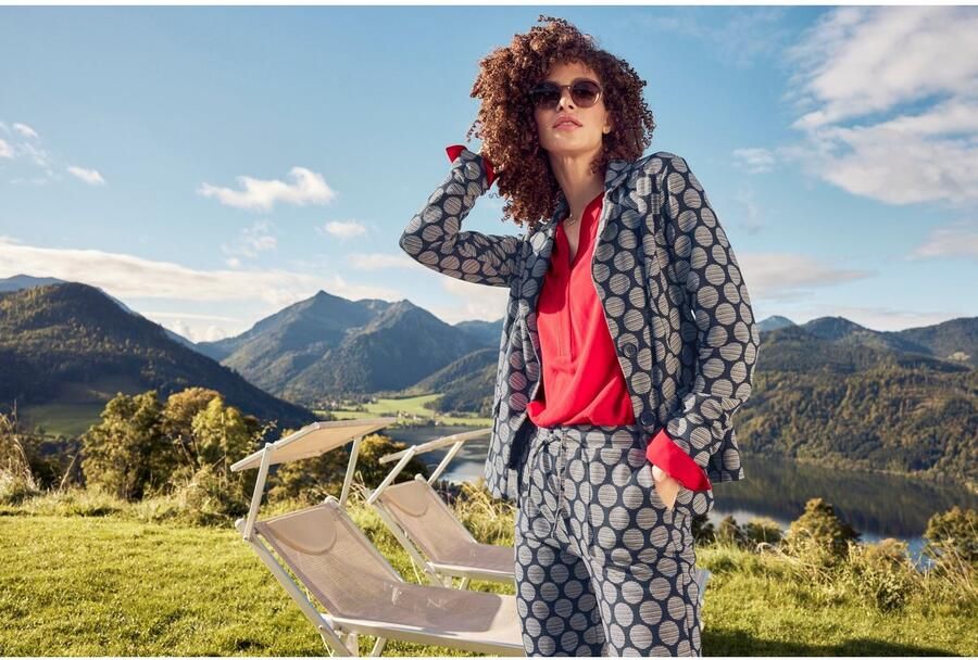 Aniston SELECTED Comfortbroek met gestreepte stippen - Foto 7