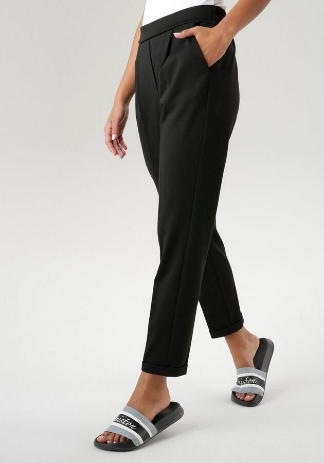 Aniston SELECTED Comfortbroek met plooien