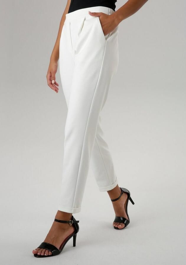 Aniston SELECTED Comfortbroek met plooien