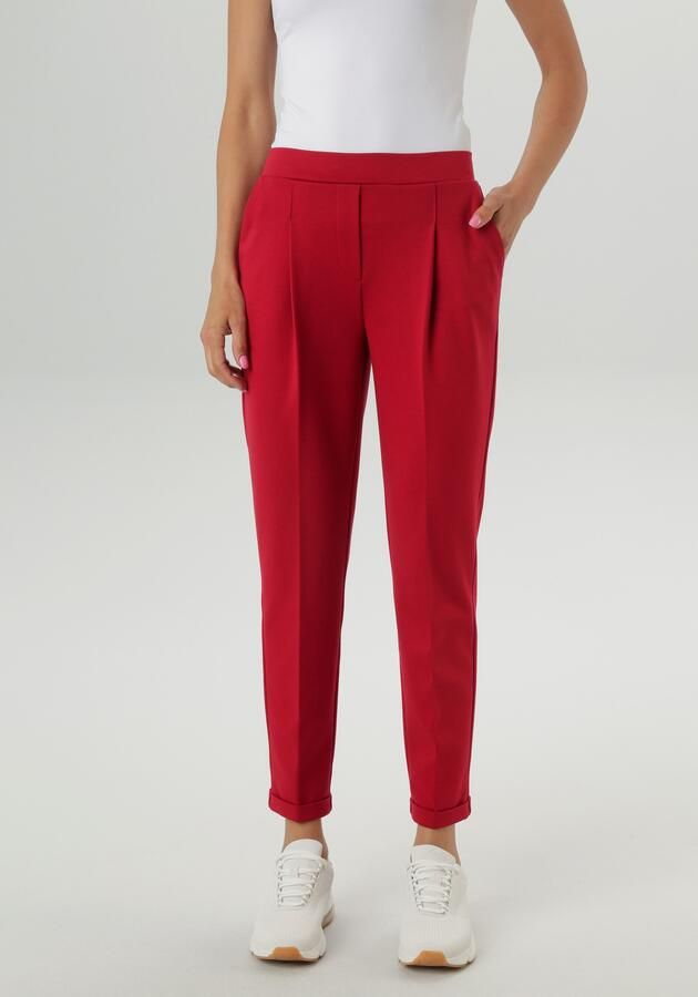 Aniston SELECTED Comfortbroek met plooien - Foto 6