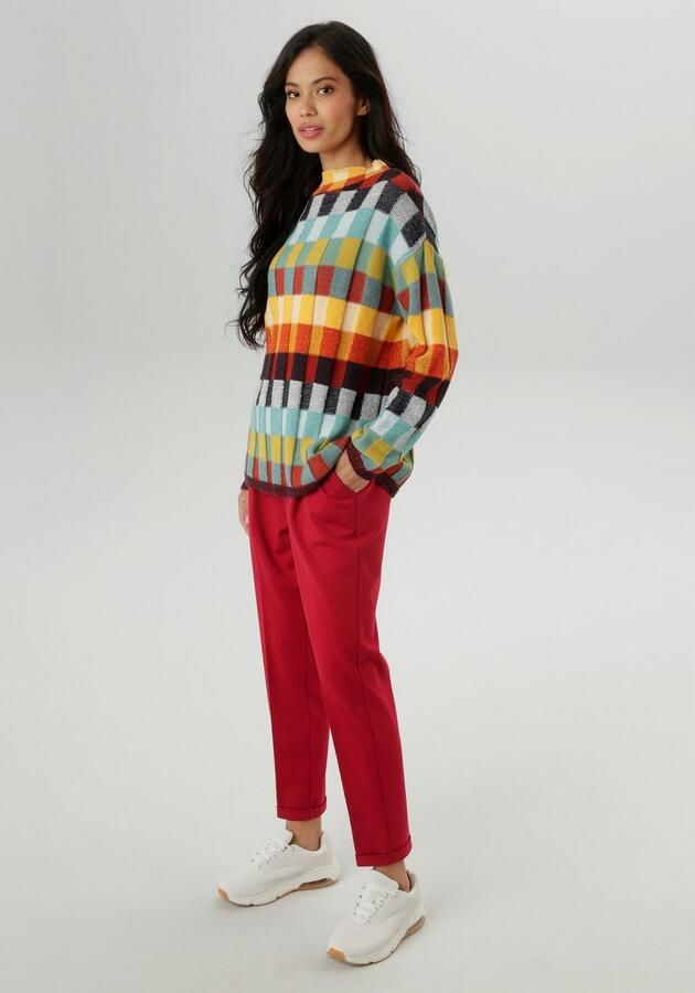 Aniston SELECTED Comfortbroek met plooien - Foto 4