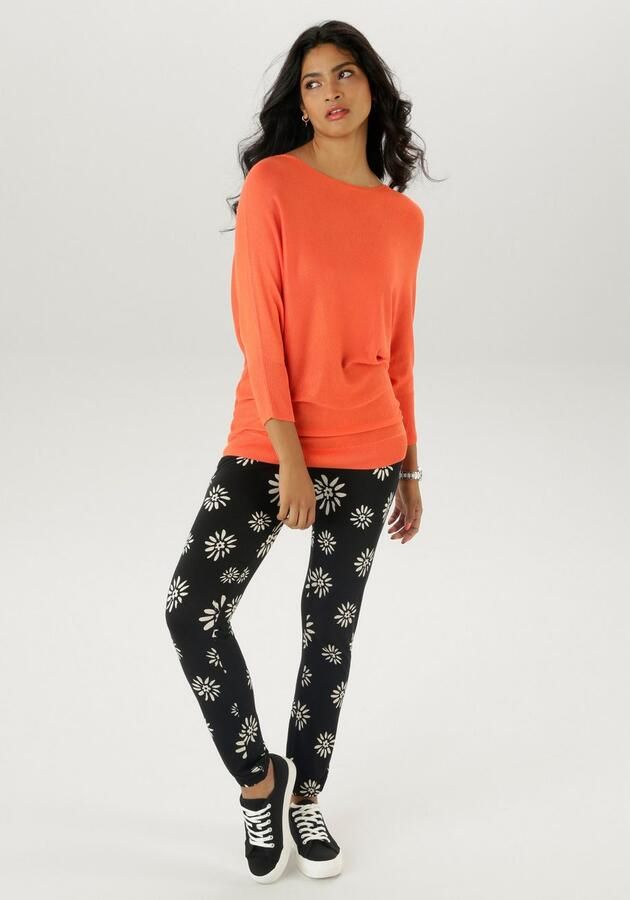 Aniston SELECTED Comfortbroek met trendy bloemenprint allover - Foto 5