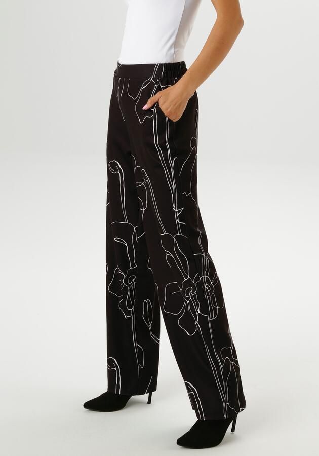 Aniston SELECTED Comfortbroek met trendy print all-over nieuwe collectie - Foto 7