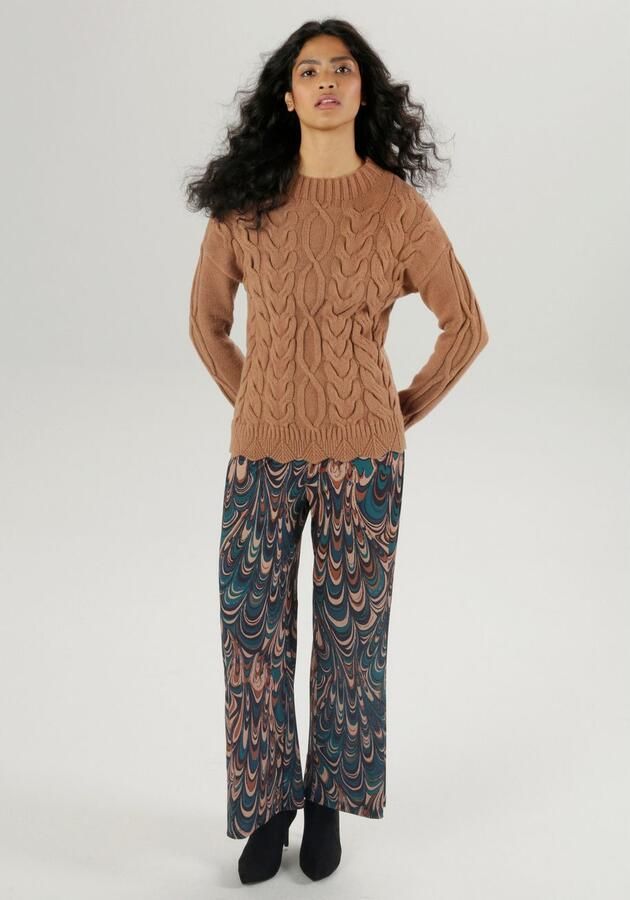 Aniston SELECTED Comfortbroek met wijde pijpen - Foto 4