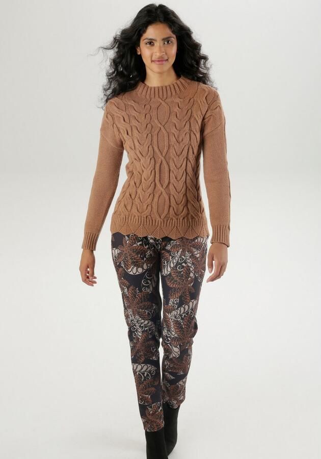 Aniston SELECTED Comfortbroek van stevigere jerseykwaliteit met stretch - Foto 2