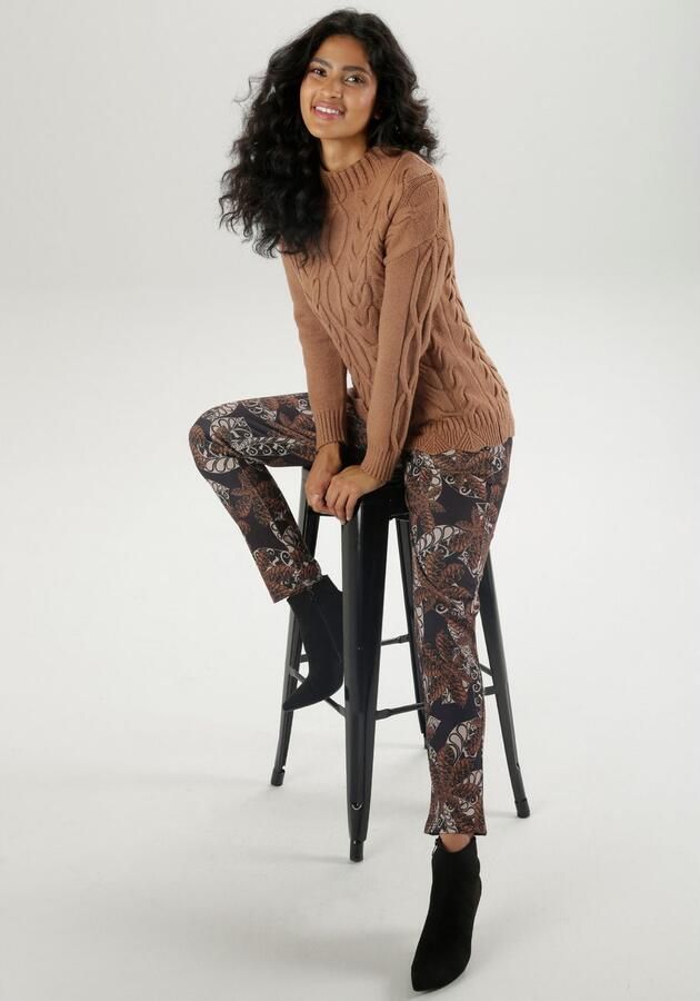 Aniston SELECTED Comfortbroek van stevigere jerseykwaliteit met stretch - Foto 4