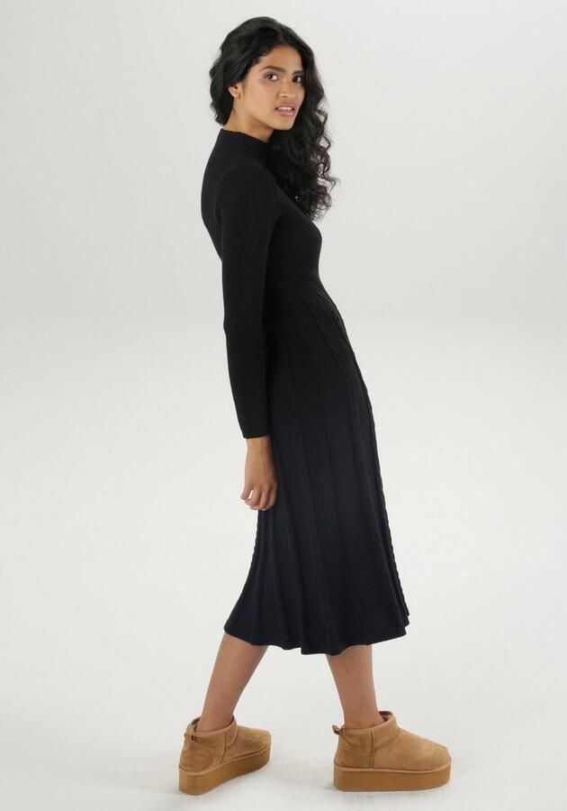 Aniston SELECTED Gebreide jurk met kabelmotief - Foto 4