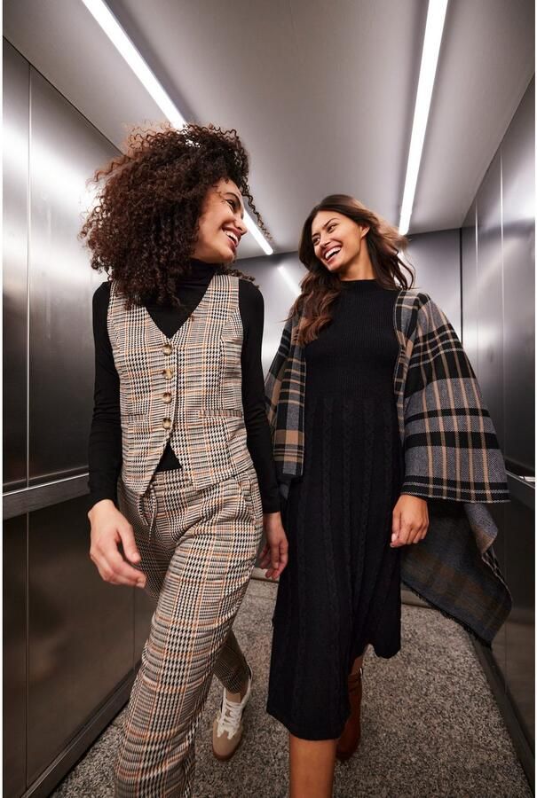 Aniston SELECTED Gebreide jurk met kabelmotief - Foto 6