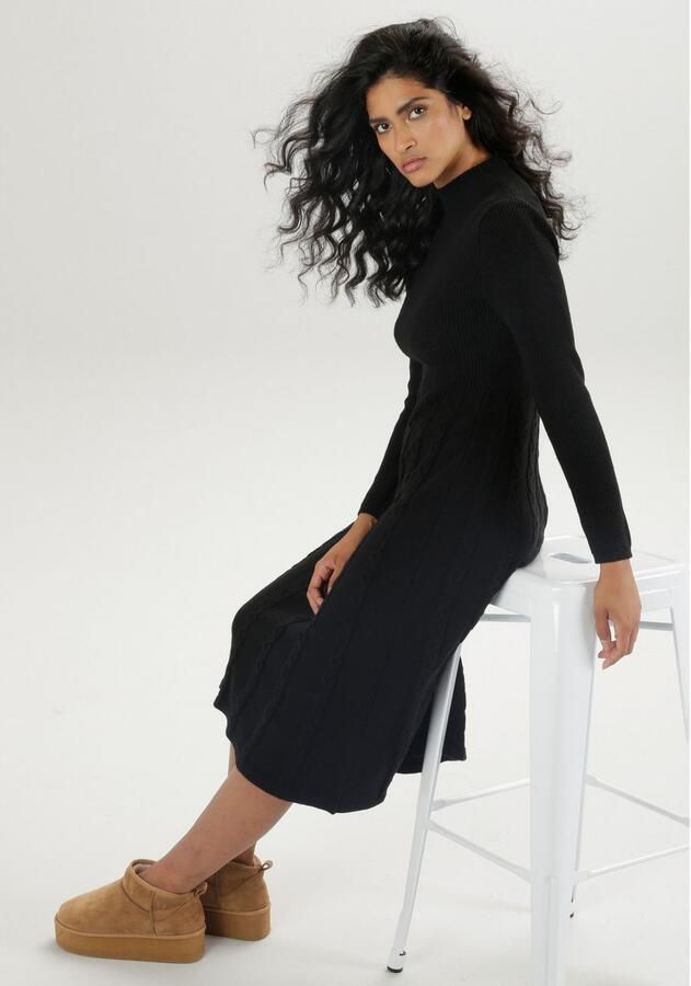 Aniston SELECTED Gebreide jurk met kabelmotief - Foto 3