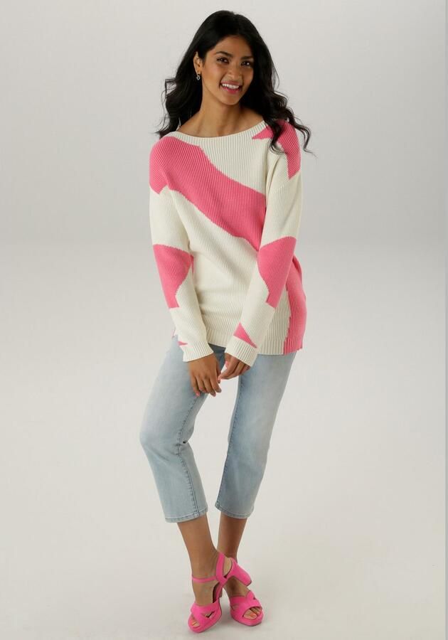 Aniston SELECTED Gebreide trui in zacht grofbreisel - Foto 6