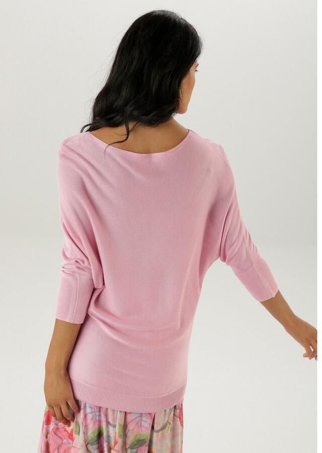 Aniston SELECTED Gebreide trui met boothals - Foto 2