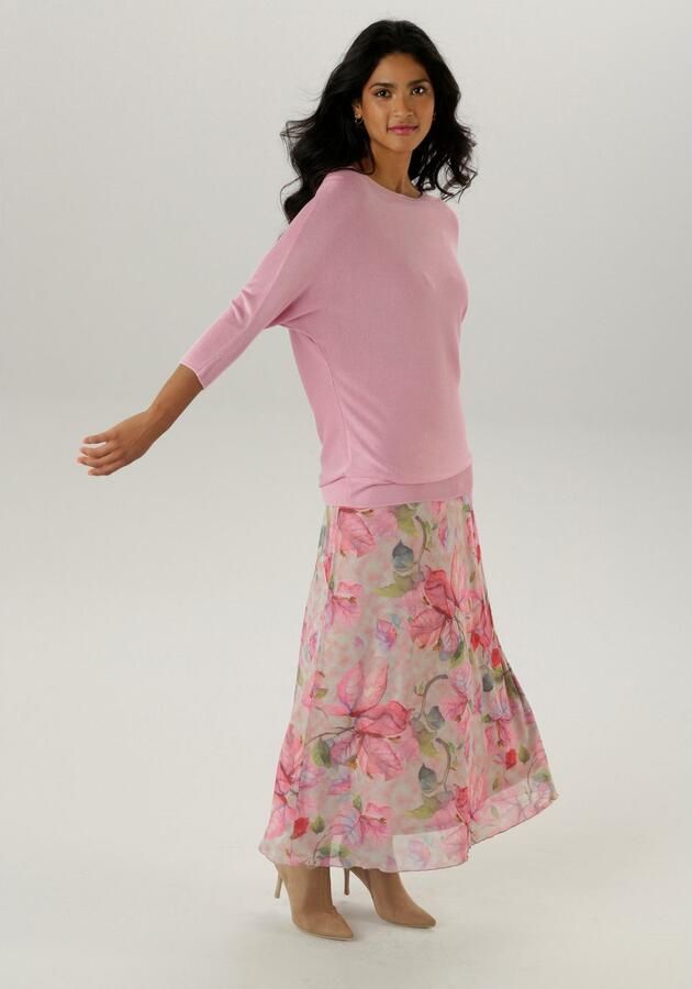 Aniston SELECTED Gebreide trui met boothals - Foto 5