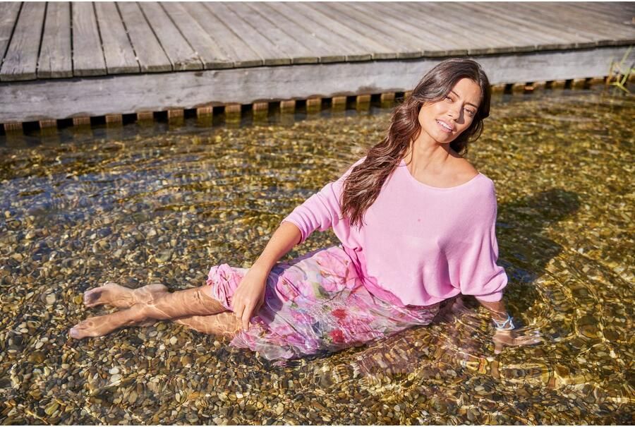 Aniston SELECTED Gebreide trui met boothals - Foto 6