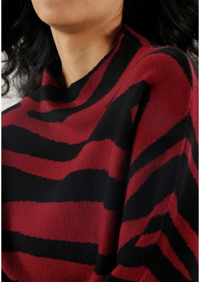 Aniston SELECTED Gebreide trui met dierenpatroon en hoge staande kraag - Foto 3