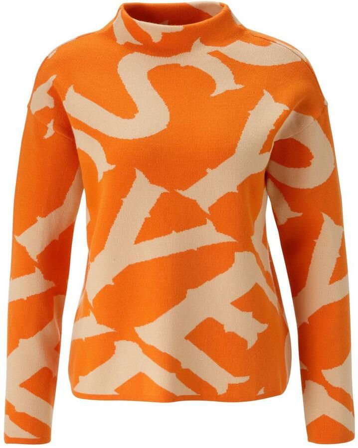 Aniston SELECTED Gebreide trui met elegant jacquard-patroon nieuwe collectie - Foto 2