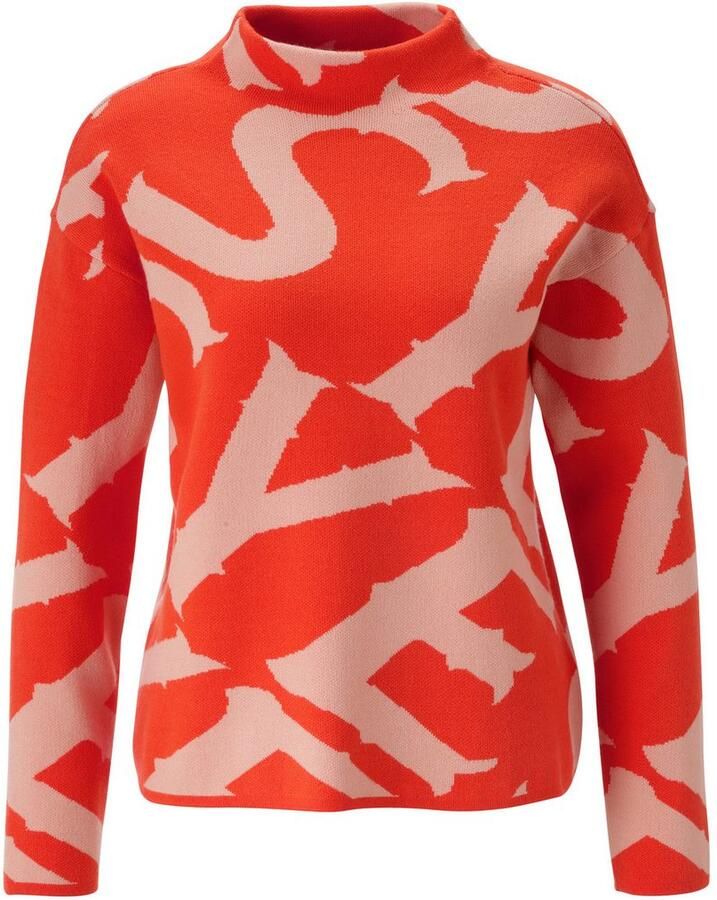 Aniston SELECTED Gebreide trui met elegant jacquard-patroon nieuwe collectie - Foto 2