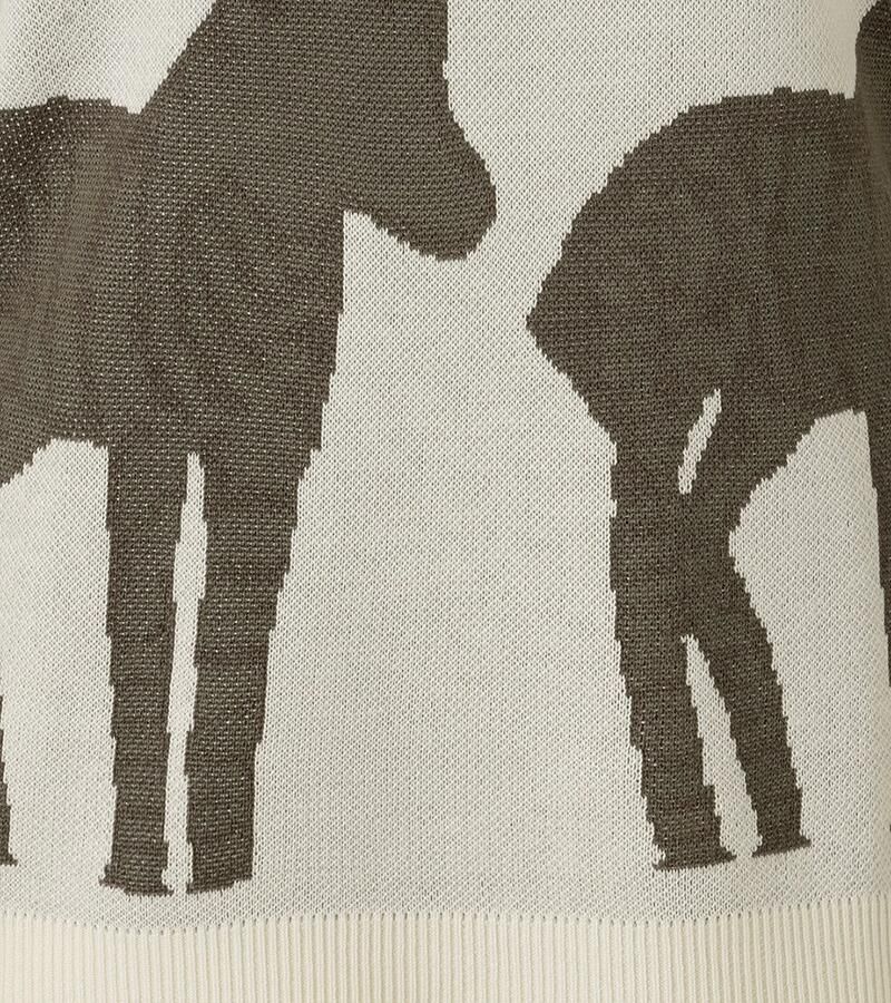 Aniston SELECTED Gebreide trui met trendy en grote jacquardpatronen nieuwe kollectie