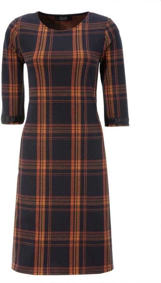 Aniston SELECTED Geruite jurk met galons - Foto 6